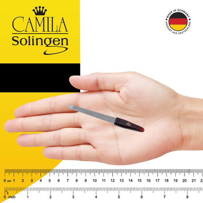 CS16 Sapphire Metal Nail File for Natural Nails Fingernail and Toenail Care, 3.5" Double Sided Coarse and Fine for Manicure and Pedicure