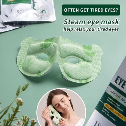 18 Packs Steam Eye Masks for Dry Eyes Hollow Spa Warm Eye Mask, Heated Eye Mask Reduce Puffiness & Dark Circles, Hydrate & Soothe Tired Eyes, Travel Essentials, Business Trip, Party Favors, Unscented
