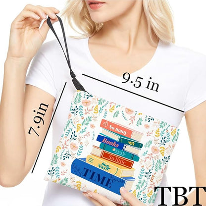 Book lovers gifts makeup bag
