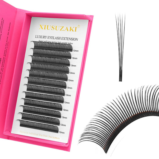 5D Flower Lash Extensions Spikes Lashes 0.07 Matte Black D Curl Lashes 10mm Volume Eyelash Extension Lash Trays Professional Use(5D Flower,0.07-D,10mm)