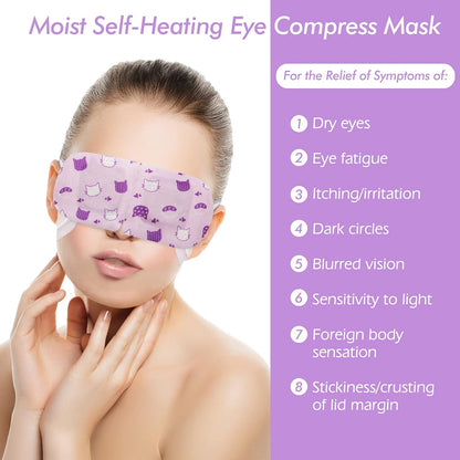 Jekeno Steam Eye Mask, 20 Packs Eye Masks for Dry Eyes Dark Circles and Puffiness, 40-60 Minutes Self Heated Steam Warm Eye Mask, Christmas Spa Gifts for Women
