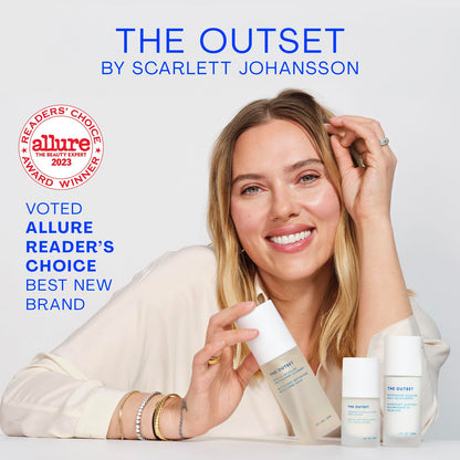 The Outset Firming Vegan Collagen Prep Serum - Gentle, Fragrance Free Multi-Benefit Serum - Hydrating, Brightening, Plumping and Anti-Aging - Clean, Vegan, Gluten Free - All Skin Types - 1 fl oz