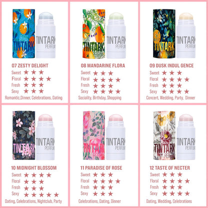 Solid Perfume Stick,09 DUSK INDULGENCE Inspired by NO.5, Portable Travel Perfumes for Women's Fragrances Long Lasting, Natural & Clean