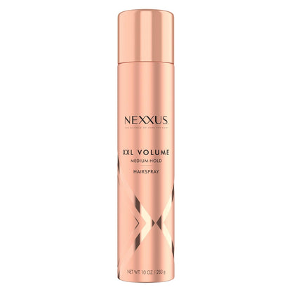 Nexxus Medium-Hold Hairspray XXL Volume for Sky-High Volume & 48H Frizz Control, with StyleProtect Technology 10 oz