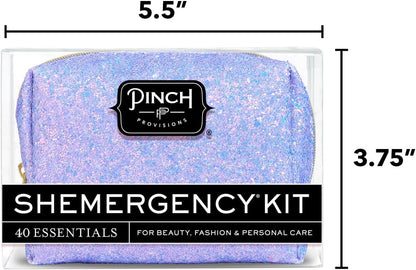 Pinch Provisions Shemergency Kit for Her, 40 Emergency Essential Items, Compact, Multi-Functional Pouch, Gift for Women, Birthday, Bachelorette Parties, and More!
