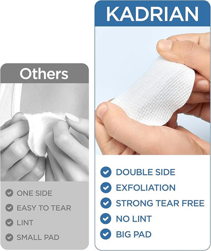 Kadrian double-sided facial pads -