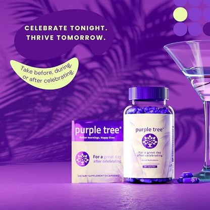 purple tree Post-Celebration Wellness Supplement
