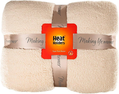 Heat Holders Super Plush Blanket - Queen Gray / 90" X 90"
