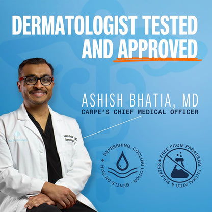 Carpe Sweat Absorbing Foot Lotion & Foot Exfoliating Scrub Regimen - A Total Solution for Sweaty Smelly Feet