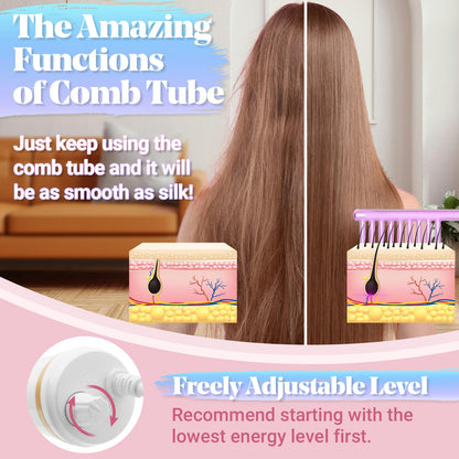 High Frequency Facial Machine - TUMAKOU Portable Handheld High Frequency Wand with 6 Pcs Violet Tubes for Face Home Use Device