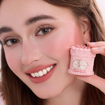 Flower Knows Strawberry Cupid Cake Lip Cream,Velvety-Smooth Matte Liquid Lipstick,Hydrating,Smudge-proof & Stain-Free Lip Stain(V01 Vanitea,0.17 Fl Oz)