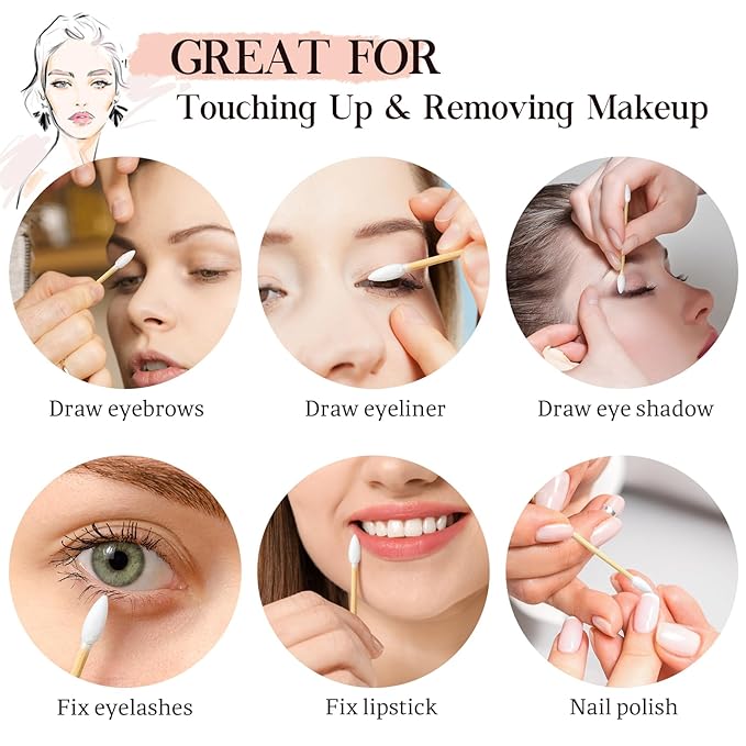 700 count cotton swabs with