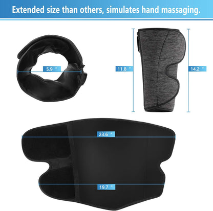 CINCOM Cordless Leg Compression Massager, Wireless Leg Massager for Circulation, Calf Massager for Pain Relief, Edema, Blood Clot, Relax, Fast Recovery