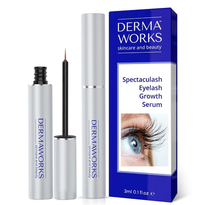 SPECTACULASH LASH SERUM for Eyelash Growth & Volume - Big Lashes Eyelash Growth Serum for Longer, Fuller, Natural Lashes - Suero Para Pestañas Crecimiento - Lash Conditioner & Boost - by DERMAWORKS