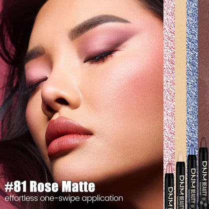 Mauve Matte Cream Eye Shadow Stick Makeup for Women, Mauve Matte Eyeliner Pencil Eyeshadow Brightener Stick for Eyes, Waterproof Eyeshadow Applicator Blendable sombras para ojos 81#