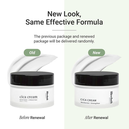 Meebak Cica Cream | Daily Repair Moisturizer with Niacinamide, Ceramide, & Retinol | Deep Hydration & Soothing | Locks in Moisture | Suitable for Sensitive Skin
