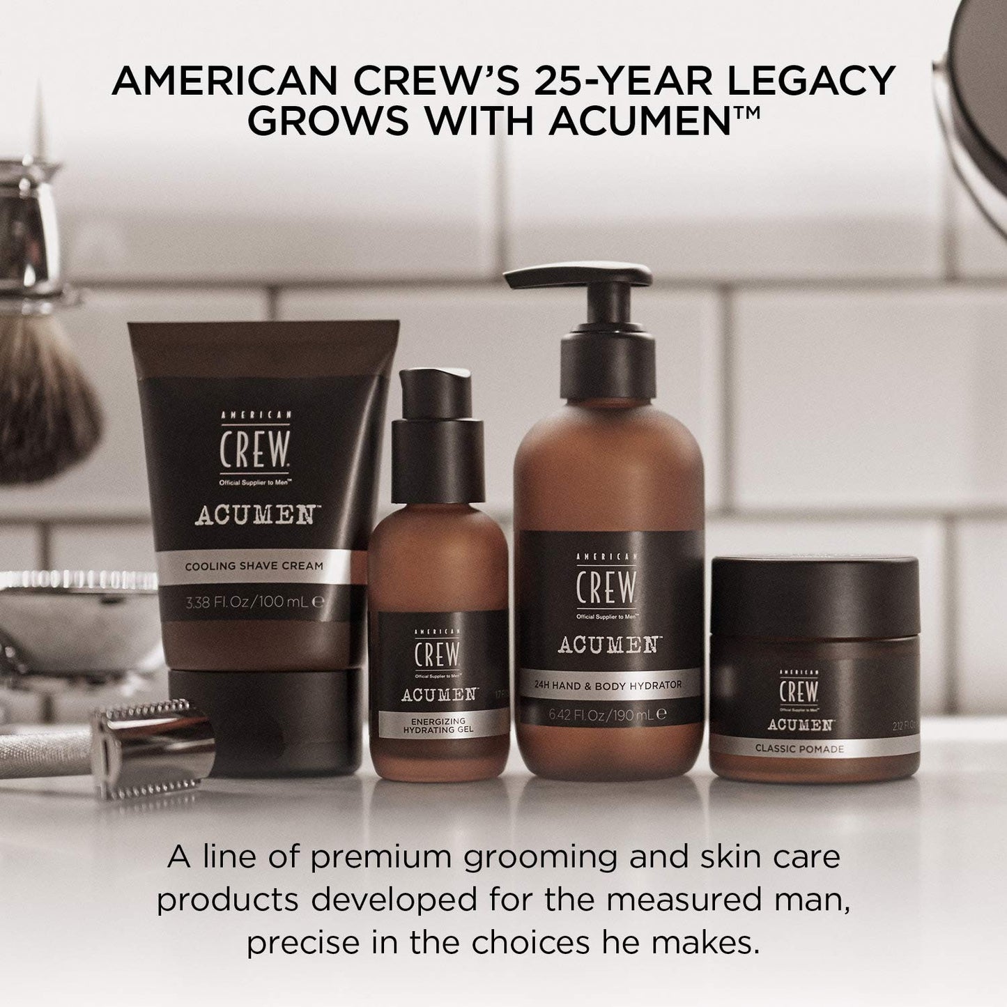 American Crew Men's Eye Hydrating Gel, Energizing Oil-Free Gel to Minimize Puffiness and Reduce Dryness, 0.5 Fl Oz