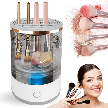 Electric Makeup Brush Cleaner, Machine For Deep Cleaning All Types Of Brushes,Multi-Use Cosmetic Brush Cleaner,Makeup Brush Sanitizer For Makeup Lovers & Professionals Brush Cleaner