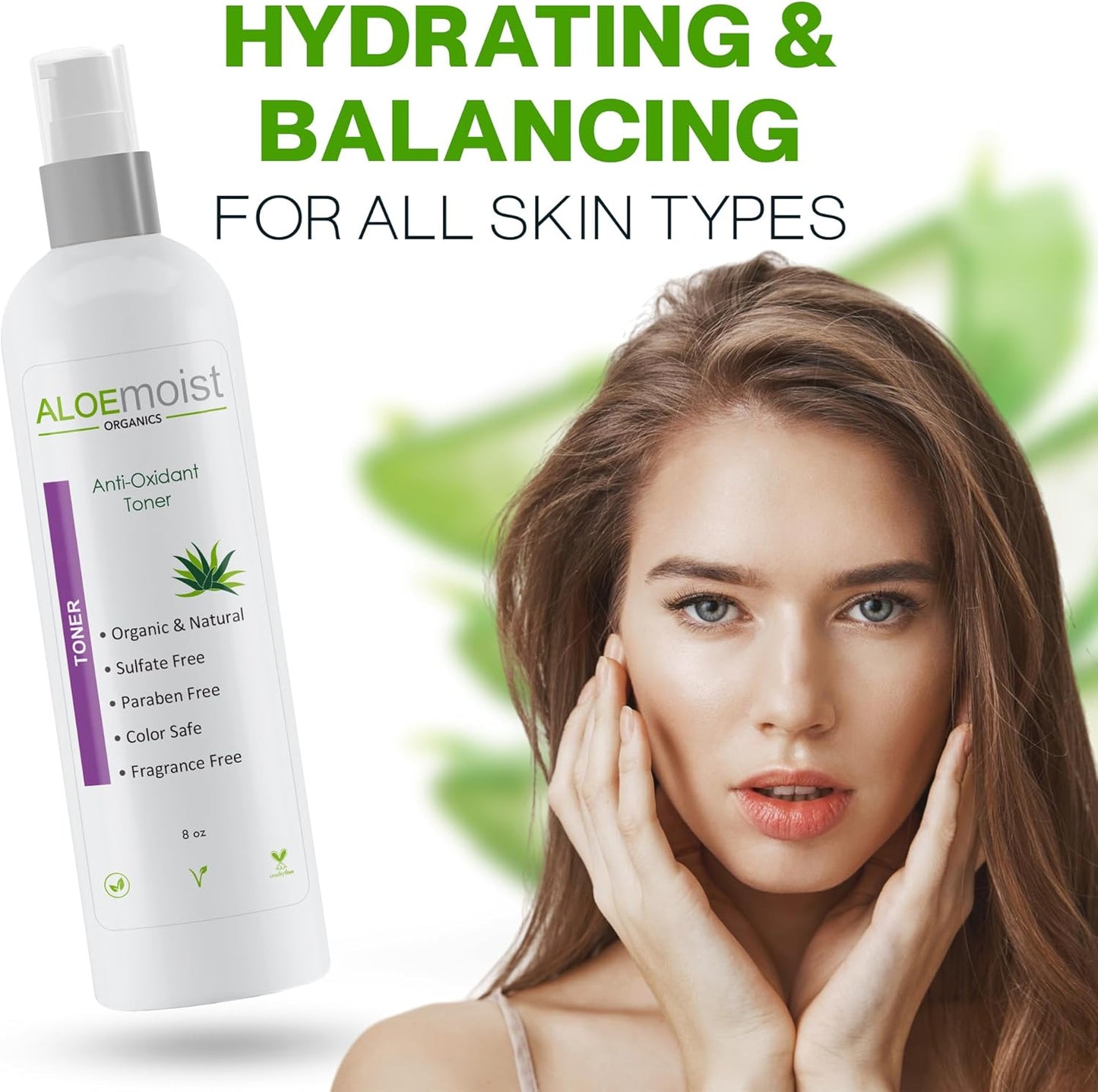 Green Tea Toner for Face: Pore Minimizing, pH Balancing & Hydrating Facial Toner for Aging Skin with Calming Aloe Vera & Antioxidant Green Tea Skincare for Women Dry, Oily, Acne Prone & Sensitive Skin