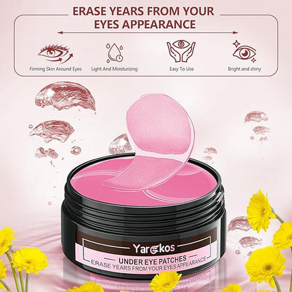 60 pcs pink under eye