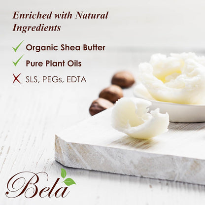 BELA Romantic Gardenia Soap 3.3 OZ Pack of 12, Long Lasting French Triple Milled Bar Soap with Organic Shea Butter Hand, Face and Body Wash Bar, Made in Australia