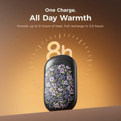 OCOOPA Magnetic Hand Warmers Rechargeable 2 Pack, AI Electric Handwarmers, Fast Heating, 3-Settings, UL Certified, Portable Heater, Gloves Fitting, Travel Essentials, Gifts Women Men, UT3 Lite