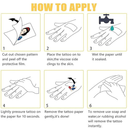 40pcs temporary tattoos for kids,frozen