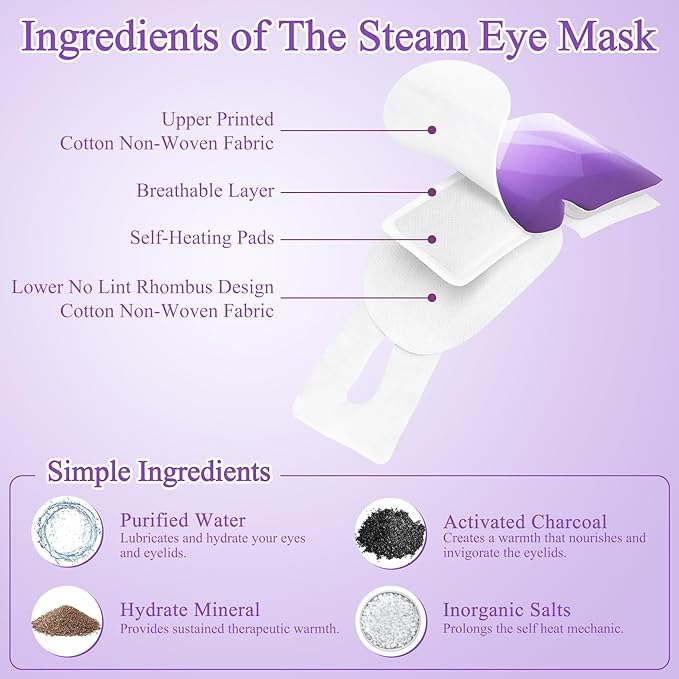 16 packs steam eye mask,