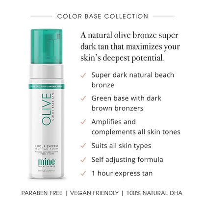 MineTan Olive Self Tanner Mousse