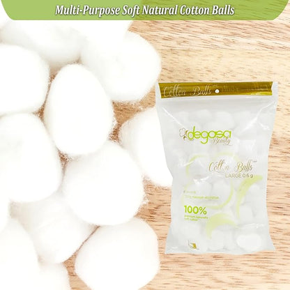 Cotton balls for facial treatments,