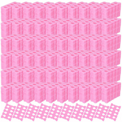 500 Pcs (250 Pairs) Toe Separators Pedicure Tool Kit Soft Toe Spacers for Pedicures Spreaders Finger Dividers for Women Men Feet Nail Toenails Art Painting Polish Spa