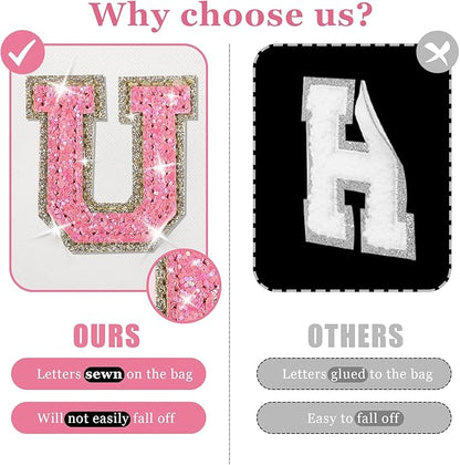 Personalized initial letter patch makeup