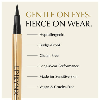 Waterproof Eyeliner - Smudge-Proof Liquid Eyeliner Pen with Precision Tip for Smooth, Long-Lasting Application - Vegan, Hypoallergenic & Gluten-Free Eye Liner - 6 Shades 2mL each Gift Set