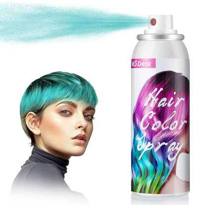 Light Blue Hair Spray Color