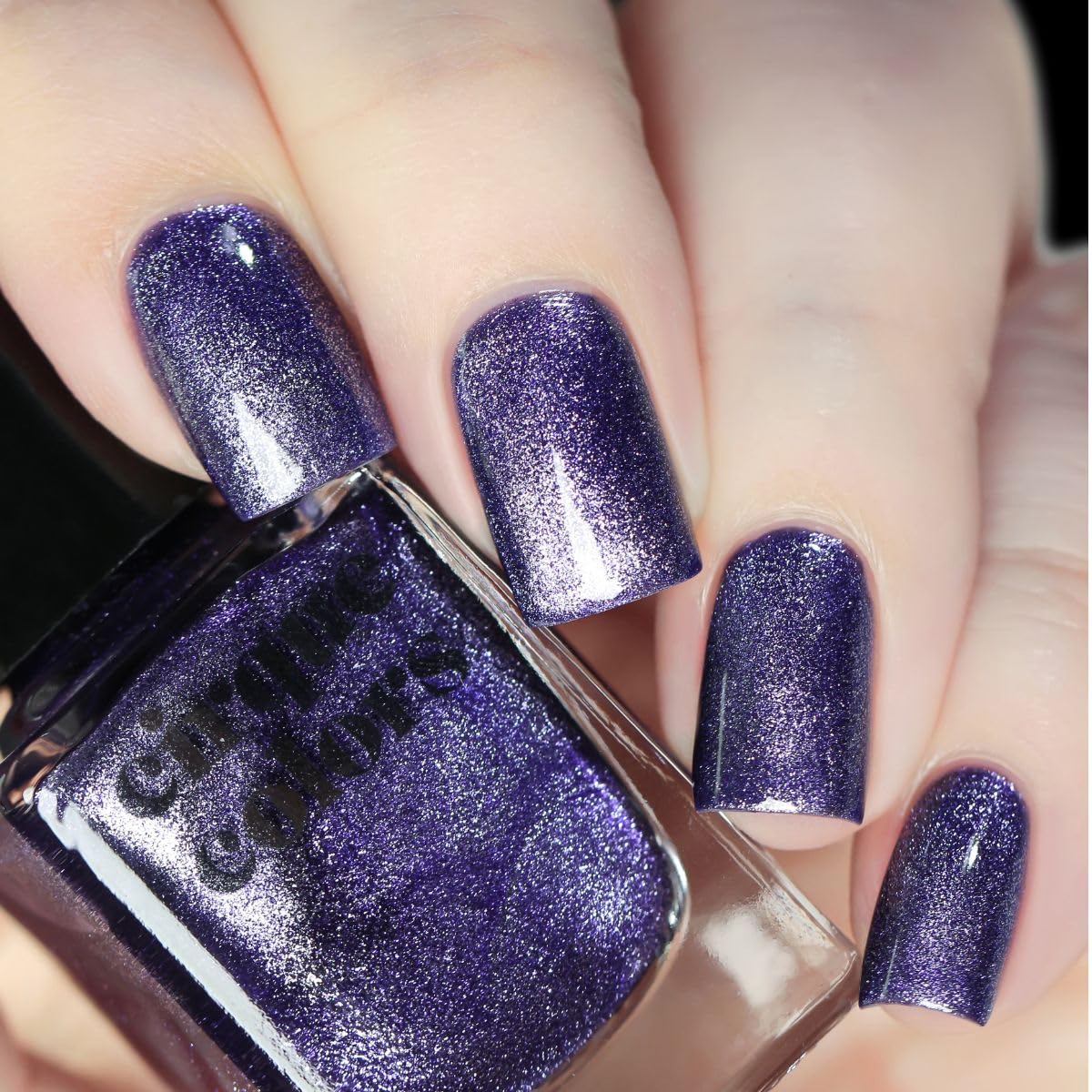 Cirque Colors Oracle - Navy Blue Magnetic Nail Polish - 0.37 Fl Oz (11 mL) - Vegan & Cruelty-Free