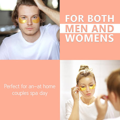 PURE SOL. Charcoal Under Eye Patches – Charcoal Eye Patches For Adults – 12 Pairs Hydrogel Under Eyes Mask To Remove Dark Circles And Under Eye Treatment For Women – Anti Wrinkle Eye Masks