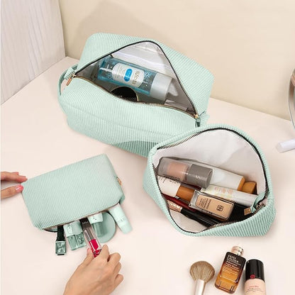 3 pieces makeup bag cosmetic