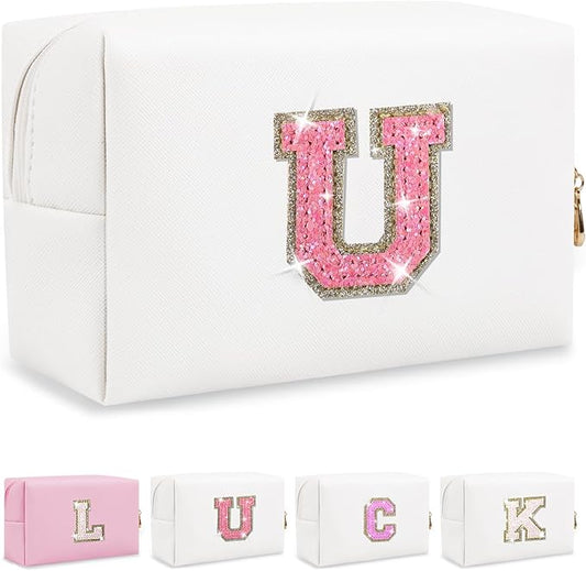 Personalized initial letter patch makeup