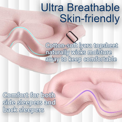 Eye Mask for Lash Extensions, Sleep Mask for Lash Extensions for Lashes Aftercare,Lash Extension Sleep Mask for Travel Yoga Nap, 3D Contoured Eye Mask