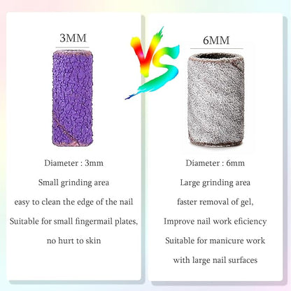 100pcs Nail Drill Bits Small