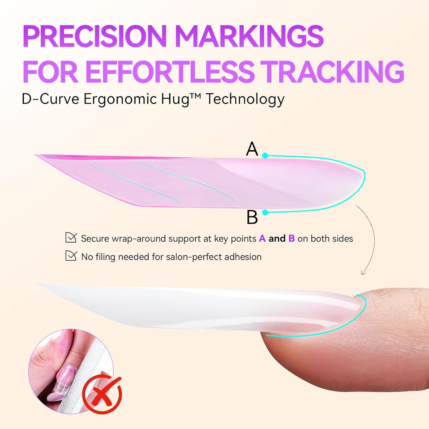 288pcs Nail Dual Forms for Buildergel: Gelike EC 12 Unique Styles & Sizes for Professional Salon-Quality Manicures at Home