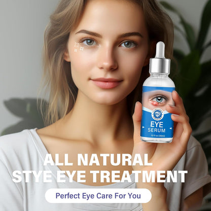 Eye Treatment, Effective Eye Serum for Chalazion and Blepharitis Treatment, 30mL Gentle Lash and Eye Cleanser, Blue