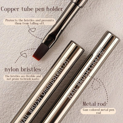 12pcs Nail Art Brushes, Nail Art Design Pen Painting Tools Professional Flower Brush Drawing Extension Gel Brush Liner Brush Ombre Painting Brush Carved Brush For Nail Art Design