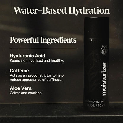 Black Wolf Face Wash and Oil-Free Moisturizer Gel Bundle for Oily Skin, Deep Clean- 2pc Bundle- Charcoal Powder and Salicylic Acid Reduce Acne Breakouts and Cleanse Your Skin- Gift Set for Men