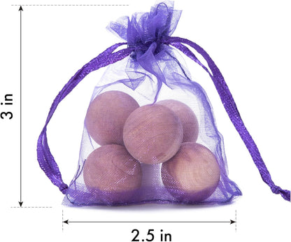 240 Pcs Cedar Balls for Clothes Storages, Home Fragrance Sachets for Closet, Drawer, Dresser, Wardrobe and More, LV-D-CC-3