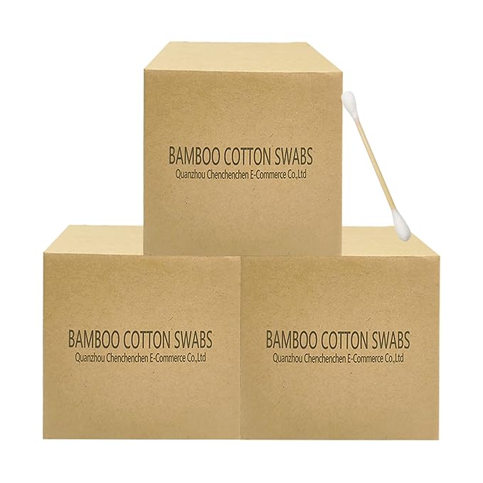Bamboo cotton swabs, wooden cotton