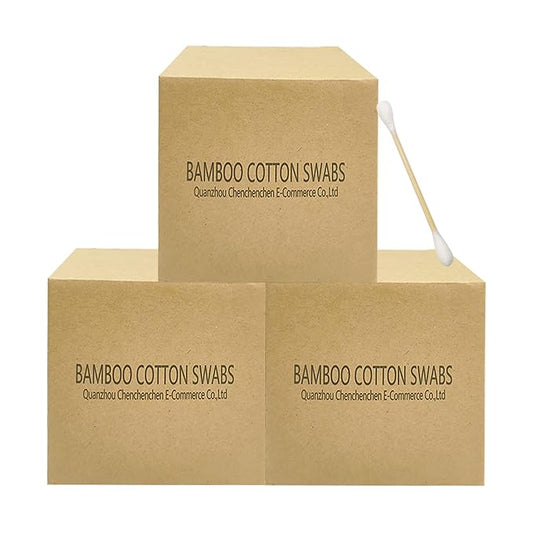 Bamboo cotton swabs, wooden cotton