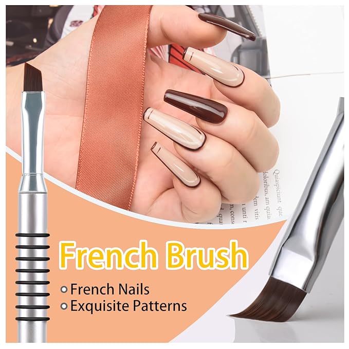 6pcs nail art liner brushes