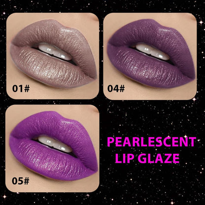 Taupe Purple Dark Purple Metallic Lipstick for Women,Glitter Sparkling Liquid Lipstick,Long Lasting Waterproof Lightweight Non-Drying Bold Dark Lip Gloss for Gothic Stage Makeup,Vegan