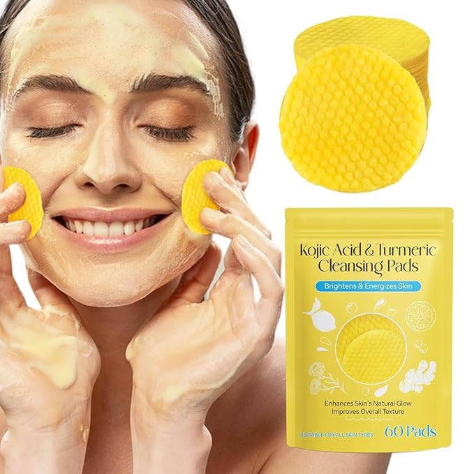 60pcs turmeric cleansing pads, turmearic